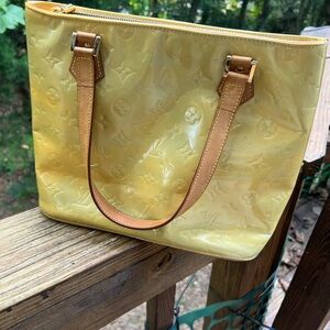 Louis Vuitton Glossy Yellow Tote